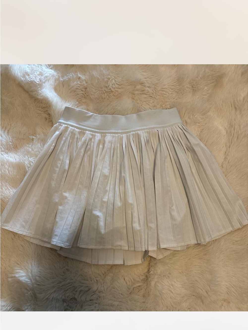 Lululemon Pleated White Skort